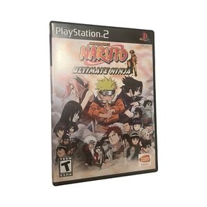 Naruto: Ultimate Ninja Game  (Sony PlayStation 2 PS2) BLACK LABEL - TESTED